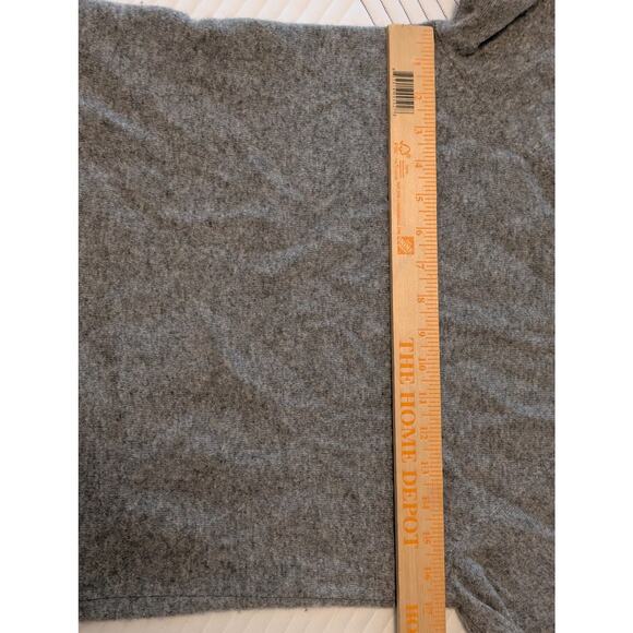 Future Paradise 100% Cashmere Gray & Pink Heart Long Sleeve Sweater Sz M - Picture 5 of 8